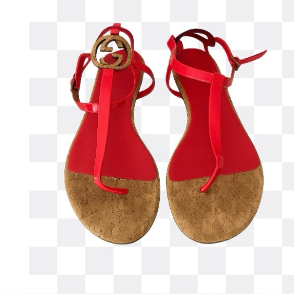 Gucci Red Sandals for Stylish Comfort